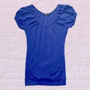 Express Royal Blue Women’s Tunic Top w/Pockets